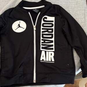 Jordan Black Zip-Up Jacket with Logo